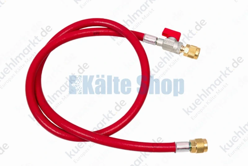 Füllschlauch 1/4"SAE m. Absperrventil CA-CL-72-R 1800mm Refco