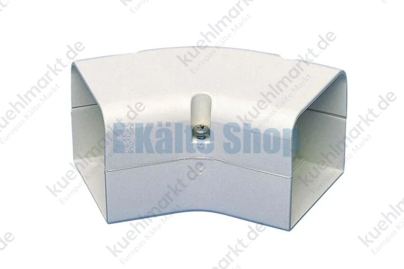 Flacher Bogen 90° Speedi Duct 70x65mm weiß