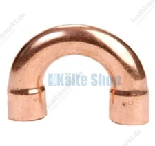 Cu Bogen 180° 22mm