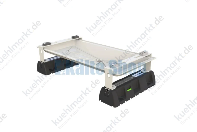 Bodenkonsole Infinity m. Dämpfungssockel & beheizter (3m) BLUE RIVER Kondensatwanne 1250x520mm Tecnosystemi