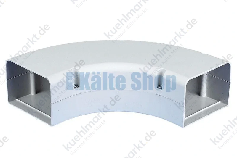 Langer Bogen 90° Speedi Duct 70x65mm weiß