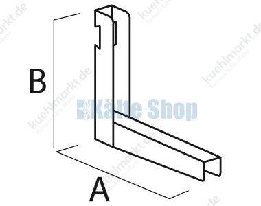 Wandkonsole 450*400mm 160kg