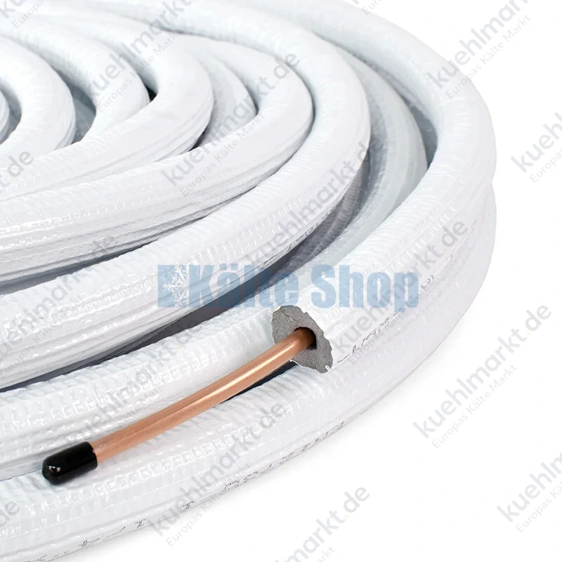 Isoliertes Kupferrohr 5/8"-1mm 25m Bund Entalpia