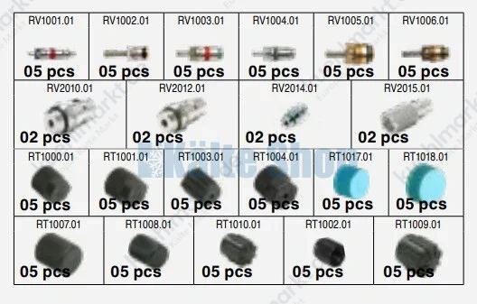 R134a Ventil-Servicebox Errecom