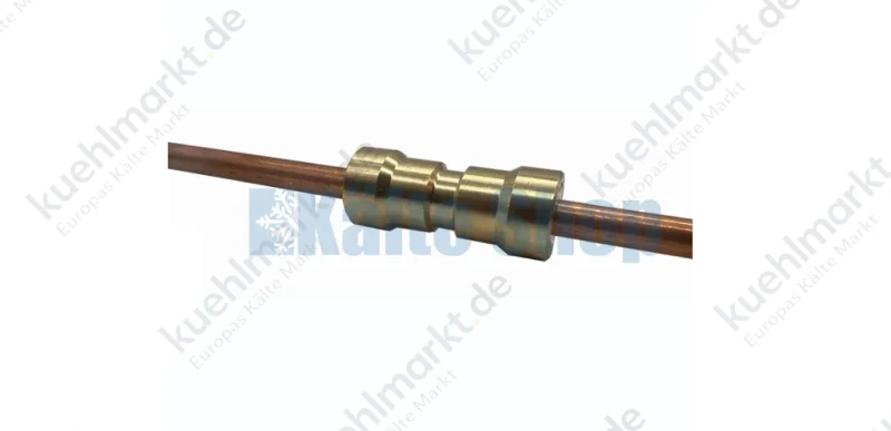 Selbstsichernde Messingverbinder f. Cu-Rohr 1/2x1/2" (2 Stk.) IPER-LINK/S/8-8 Wigam