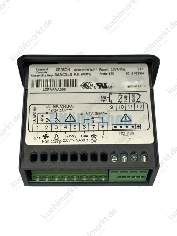 Kühlstellenregler XR06CH 230V/8A Dixell