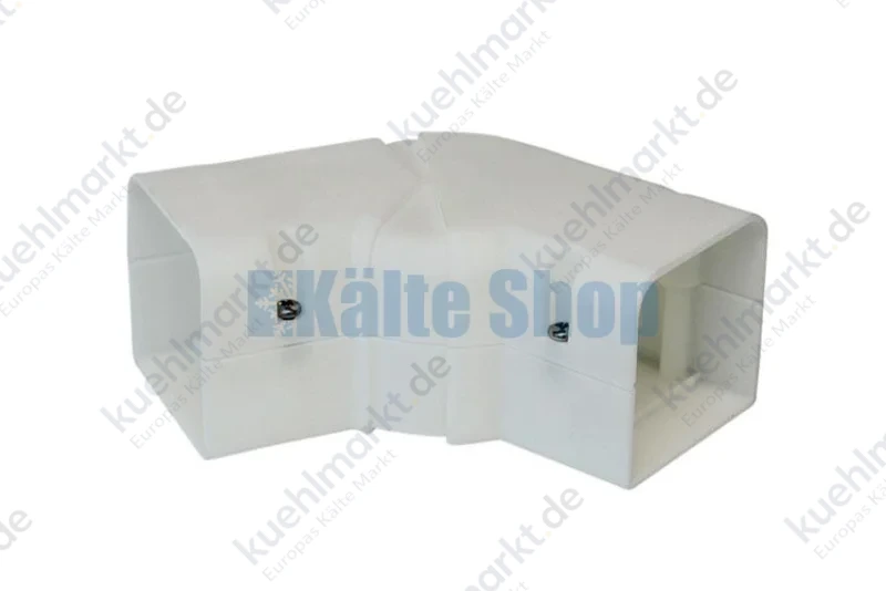 Justierbarer Bogen Speedi Duct 105x65mm weiß