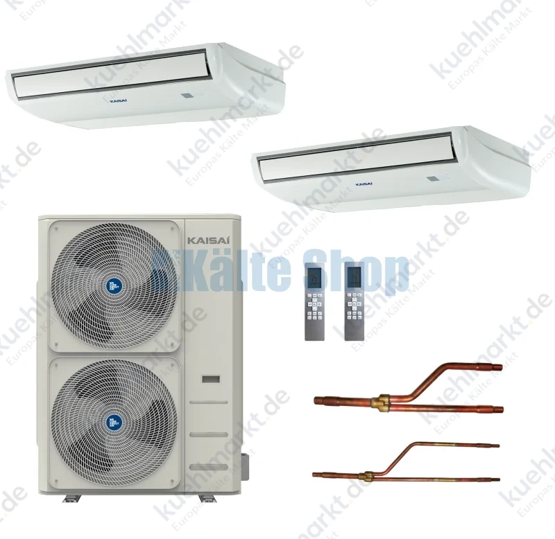Klimaanlage Truhengerät 2x7,0kW TWIN KUE-24HRG32T Kaisai