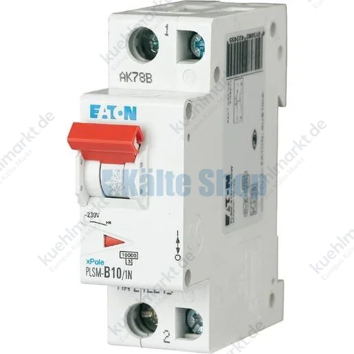 Leitungsschutzschalter 10A 1-polig+N C-Char Eaton