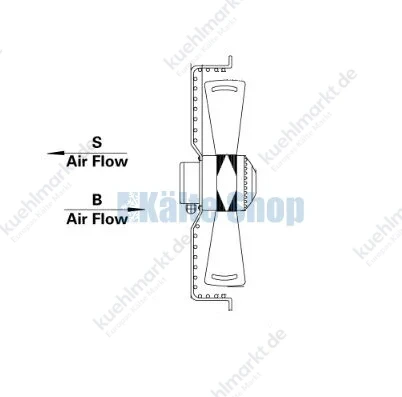 Axialventilator YWF4E-400-S