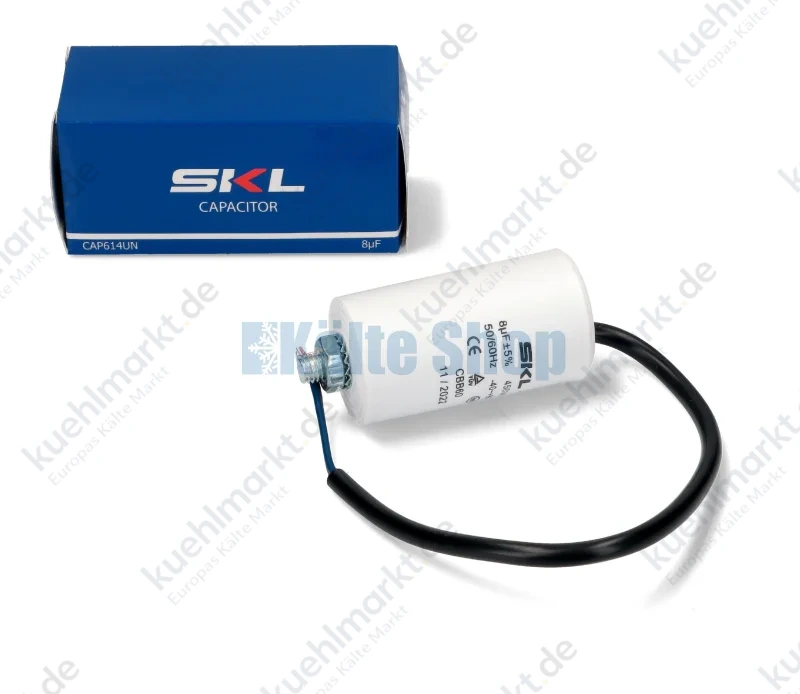 Kondensator m. Kabel 8µF 450V