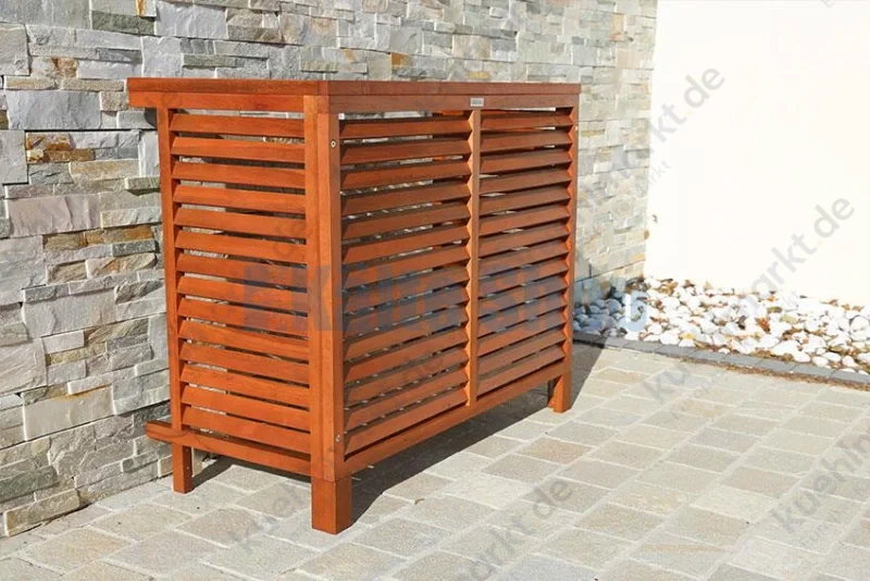 Behandelte Holz-Verkleidung L  f. Außeneinheit  950x1000x510mm