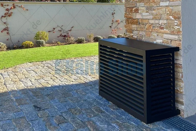 Alu-Verkleidung Außeneinheit L RAL7016 950x1100x550-700