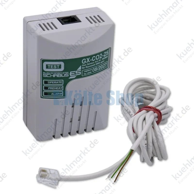 Gassensor Kohlendioxid (Raumluftqualität) GX-CO2-25 Schabus