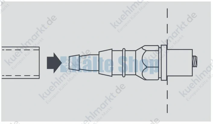 Ablaufstutzen selbstdichtend 6/10mm (3 Stk.) MS1615 Xtra