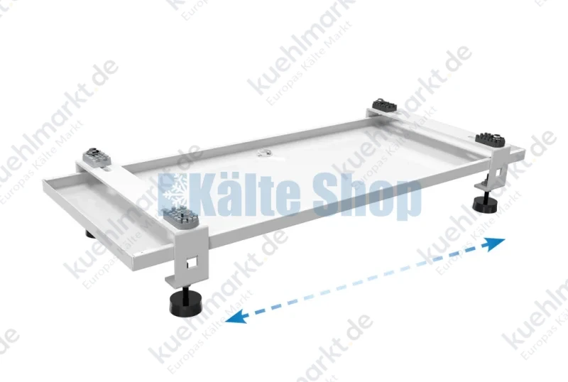 Verstellbare Bodenkonsole m. Kondensatwanne SBP 1250x390mm Tecnosystemi
