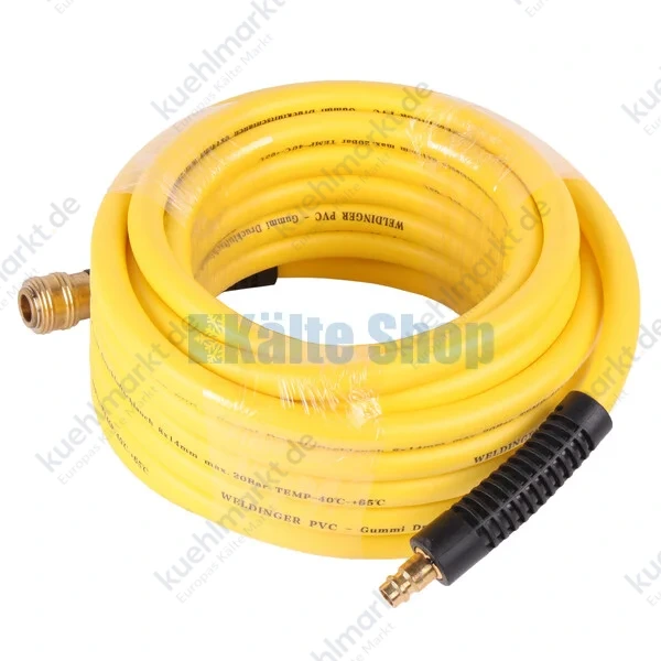 Druckluftschlauch 5m 8x14mm Gummi/PVC Weldinger