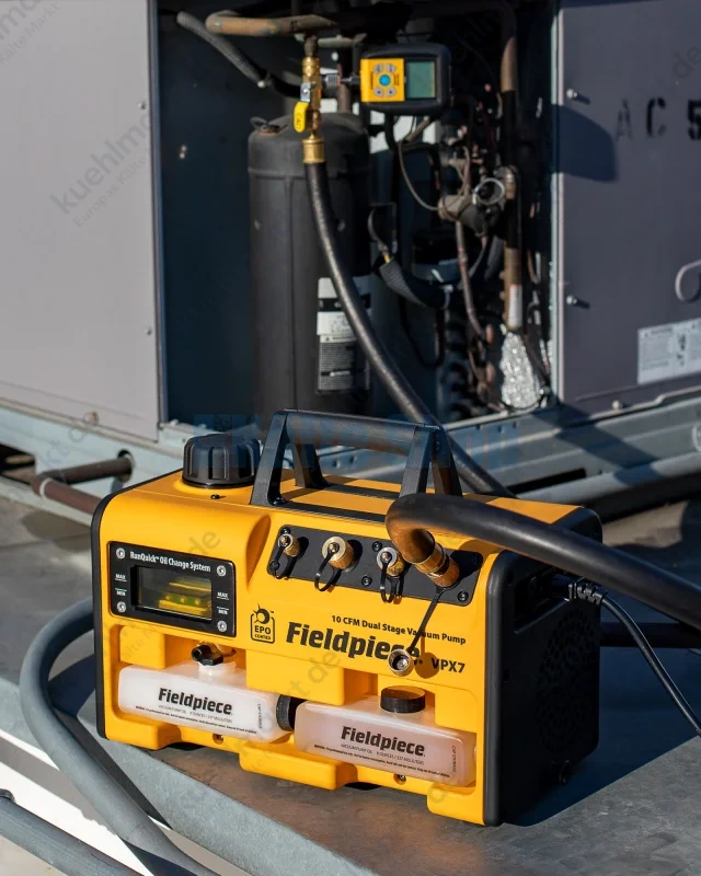 Vakuumpumpe m. RunQuick-Ölsystem VPX7EU A2L Fieldpiece