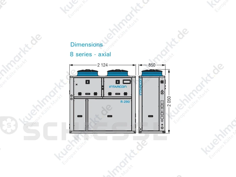 Intarcon Kaltwassersatz intarCube R290 AWV-KD-8 0242 Klima
