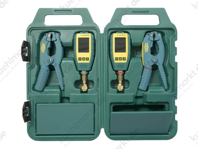 Refco Druck/Temperatur Messgerät TAP-Double-Set kompl. im Koffer je 2 Stk