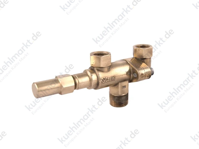 Castel Wechselventil R744 150bar 3032E/64L 3/4''NPT - 1/2''NPT