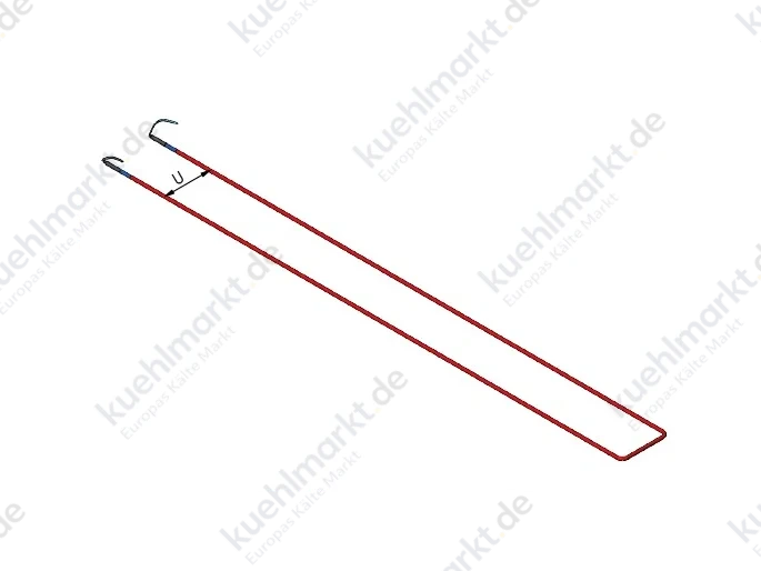 Kelvion Rohrheizkörper f.Körper/Wanne 3500mm 1300W U150 (SG.C063/Wanne082)