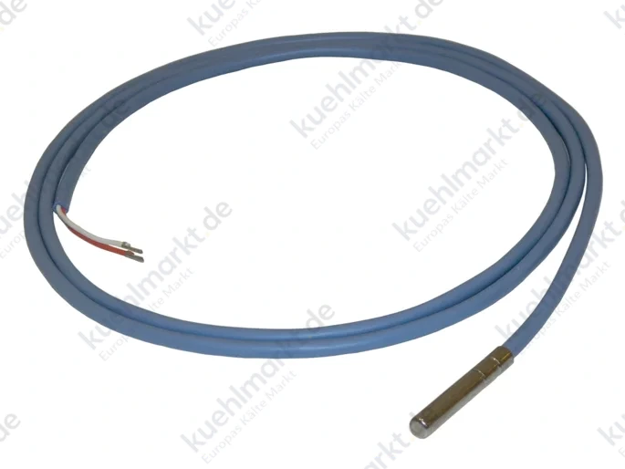 Copeland/Dixell Temperaturfühler NTC NS6S 1,5m (Silikon blau) 6x40mm V2A