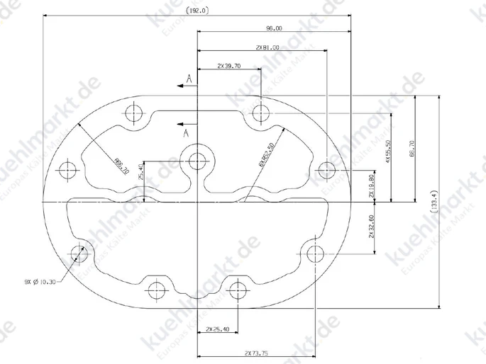 Copeland Dichtung Ventilplatte oben 3302636