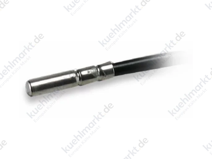 Copeland/Dixell Temperaturfühler PTC S6 3,0m (schwarz) 6x30mm V2A