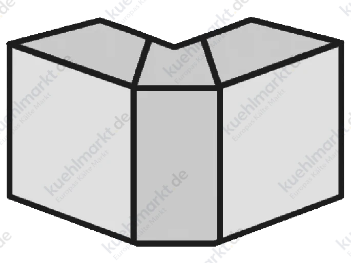 Licatec Aussenecke CK 230x60mm f.Installationskanal