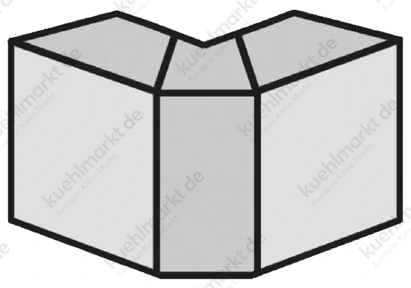 Licatec Aussenecke CK 230x60mm f.Installationskanal