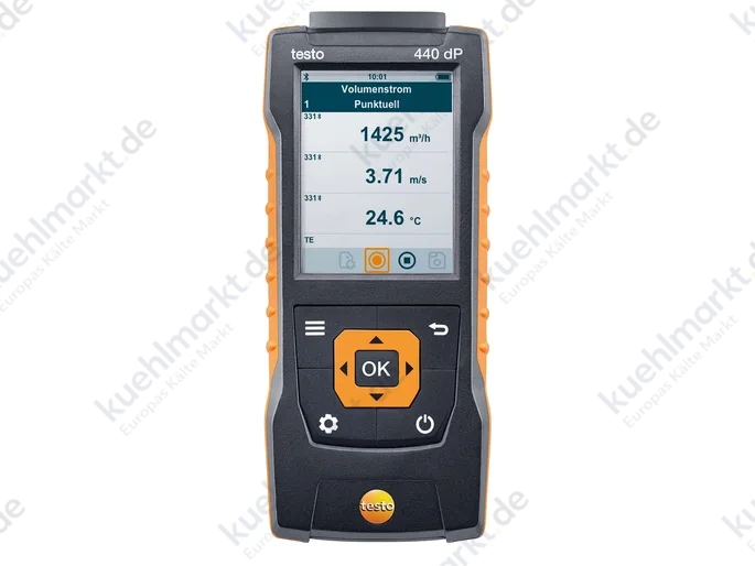 Testo Strömungsmessgerät Kombi Set testo 440 delta P mit Bluetooth