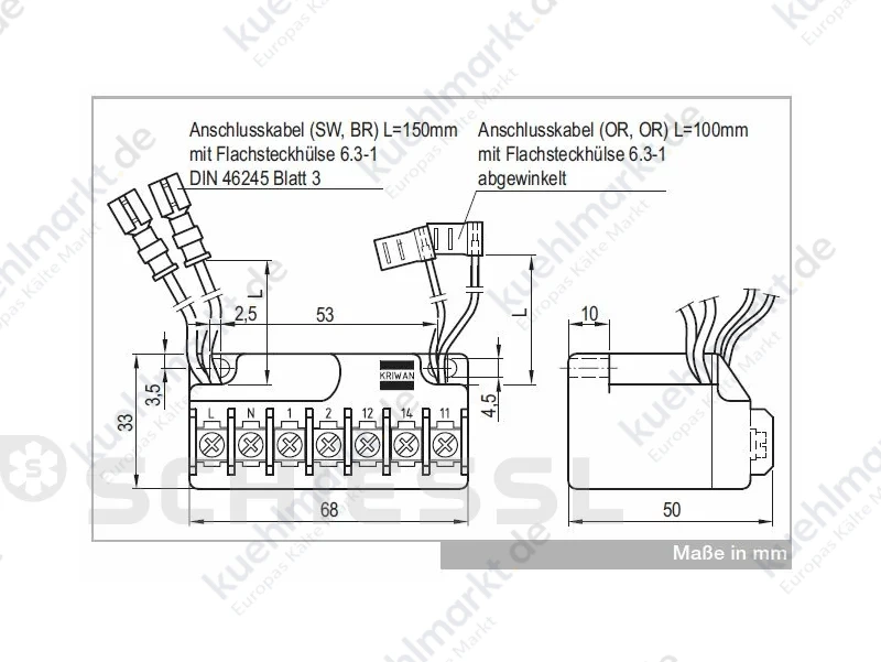Kriwan Motorschutzgerät INT69 Diagnose 22A414S81