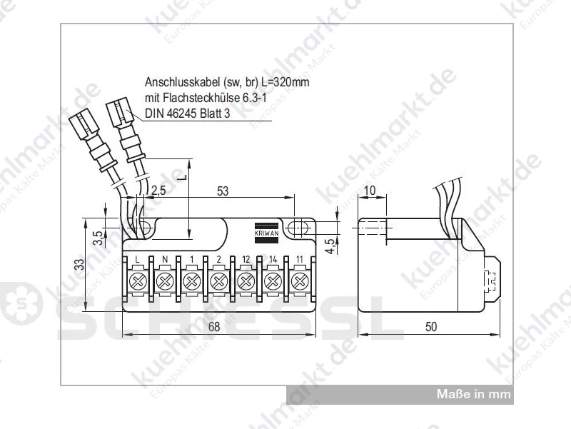 Kriwan Motorschutzgerät INT69 Diagnose 22A417S80