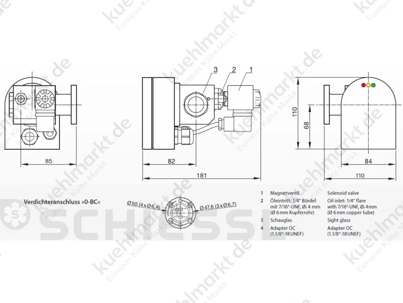 ESK Ölspiegelregulator elektronisch ERM6-0-BC-R717-V1