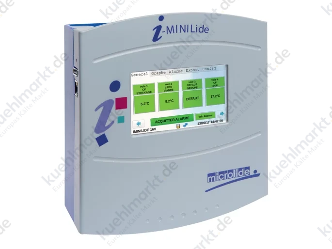 Microlide 3-Kanal-Datenlogger i-MINILIDE3 inkl.3 Fühler