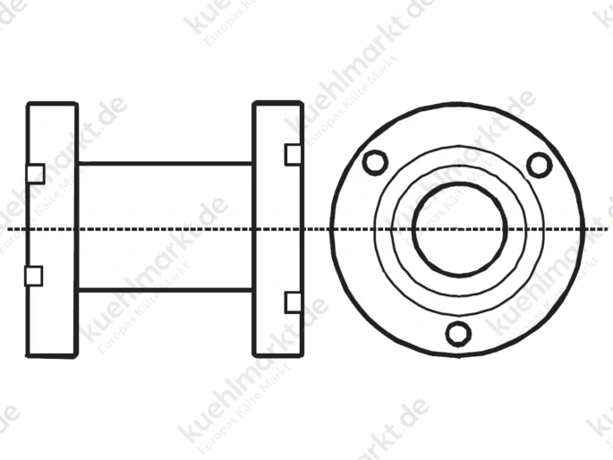 Alco Adapter für OM3/OM4/OW4 OM0-CCC 3 Loch Flansch