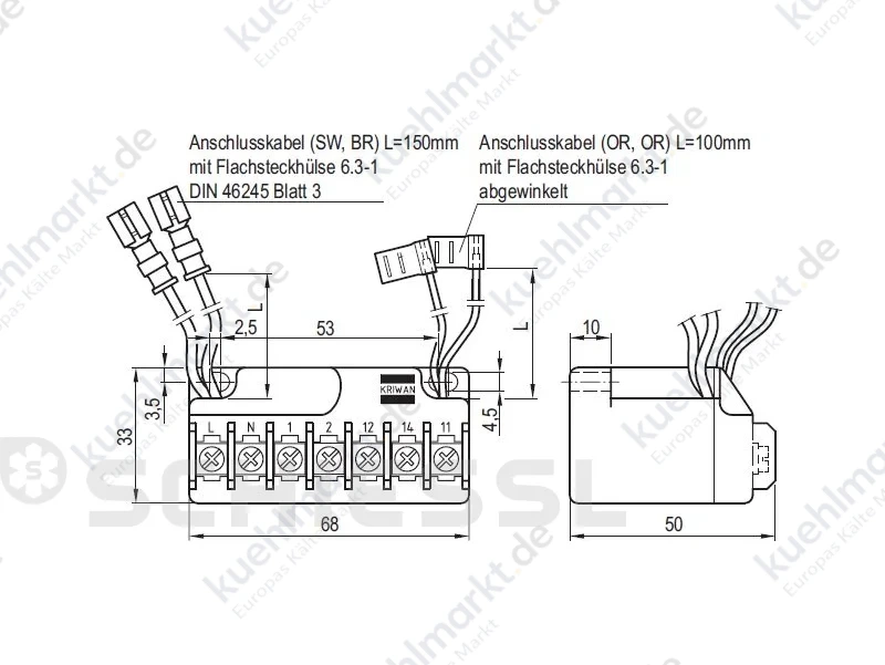 Kriwan Motorschutzgerät INT69 Diagnose 31A414S81