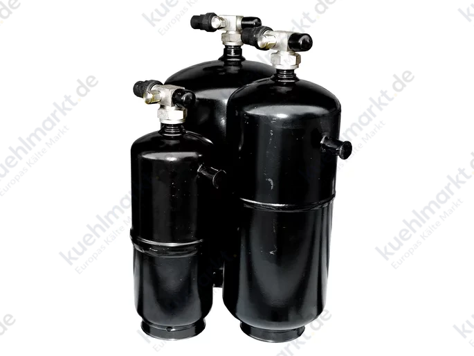 Frigomec Flüssigkeitssammler EFM 4.2 (M10/RV10) 4,2L m.Ventil 45bar