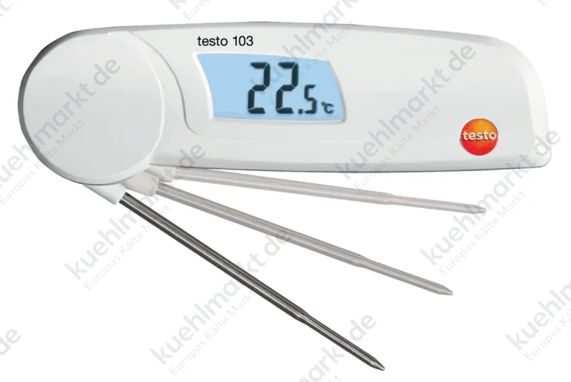 Testo Mini-Klappthermometer testo 103 m. digitalem Display 0560 0103