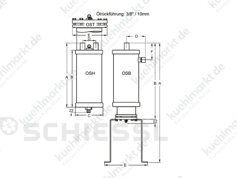 Alco Ölabscheider OSH-407 7/8'' Löt 881600