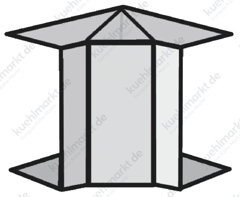 Licatec Innenecke CK 150x60mm f.Installationskanal