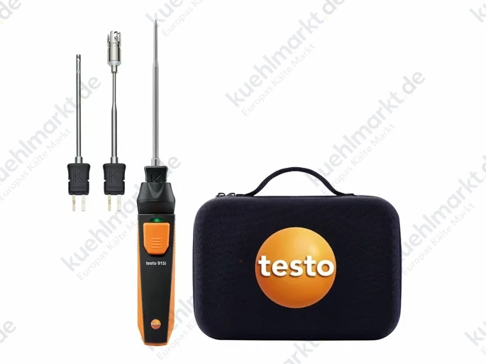 Testo Thermometer Set testo 915i Smartph.-Bed. m. 3 Fühlern