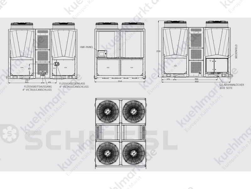 York umschaltbare Wärmepumpe R454B YMPA 230 PJ