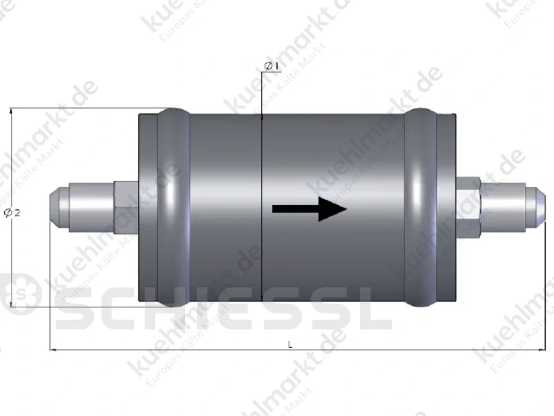 Carly Ölfilter CO2 HCYF-P14 52 1/4'' 140bar