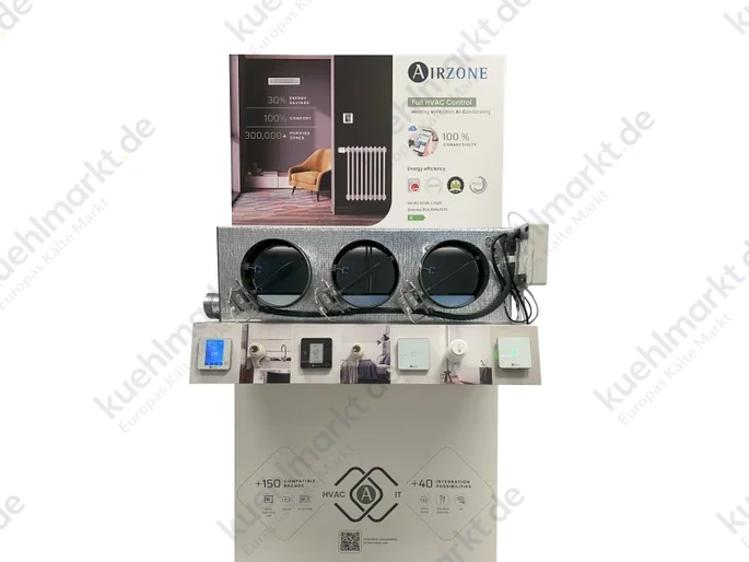 AIRZONE Marketingmaterial Easyzone 25 Metal Totem Display EN