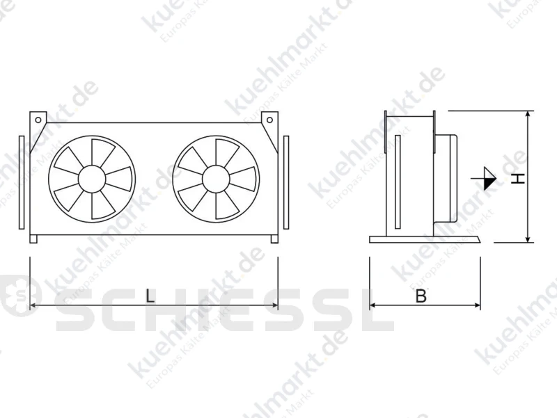 Güntner Axiallüfterverflüssiger AC GCVC RD 035.2/12-28 4243660