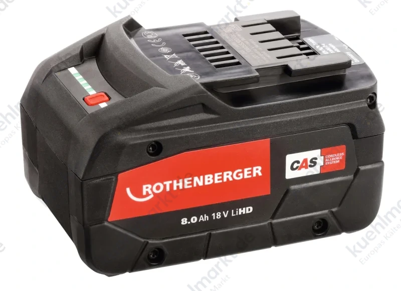 Rothenberger Akku RO BP 18V / 8.0 Ah Li-HD CAS