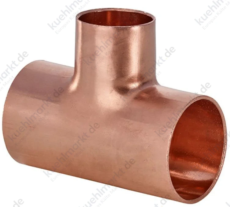 T-Stück 5130 reduziert Löt 76 - 35 - 76mm