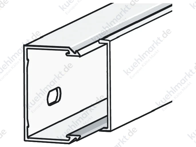 Licatec Installationskanal reinweiß CK 40X25 Mini (1Stk=2m)